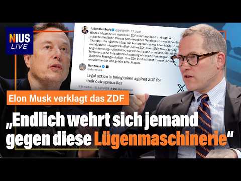 ZDF-Lüge über Elon Musk: Jetzt kommt die Klage des reichsten Mannes der Welt | NIUS Live ZDF-Lüge über Elon Musk: Jetzt kommt die Klage des reichsten Mannes der Welt | NIUS Live