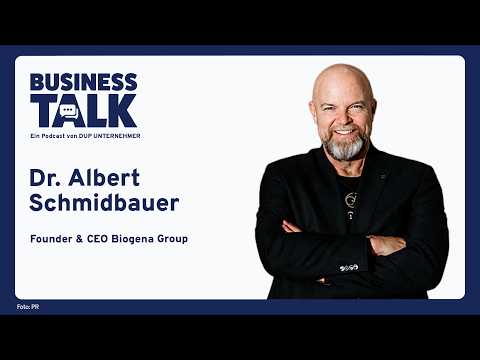 Biogena: Dr. Albert Schmidbauer über das Investment in Gesundheit Biogena: Dr. Albert Schmidbauer über das Investment in Gesundheit