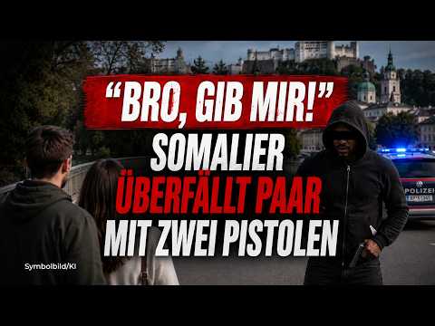„Bro, gib mir!“ – Somalier überfällt Paar mit zwei Pistolen