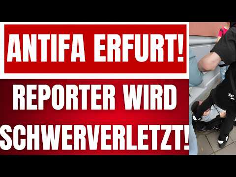 ERFURT: ANTIFA verletzt APOLLO-NEWS Reporter SCHWER! – Kopftritte am BODEN – LINKE lobt AKTION!?!