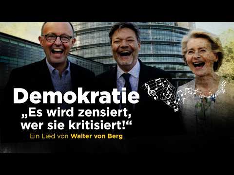 „Es wird zensiert, wer sie kritisiert!“ 🎹 Lied: Demokratie in Gefahr „Es wird zensiert, wer sie kritisiert!“ 🎹 Lied: Demokratie in Gefahr