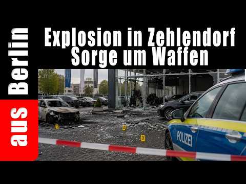 Explosion in Zehlendorf | Sorge um Waffen – aus Berlin Explosion in Zehlendorf | Sorge um Waffen – aus Berlin