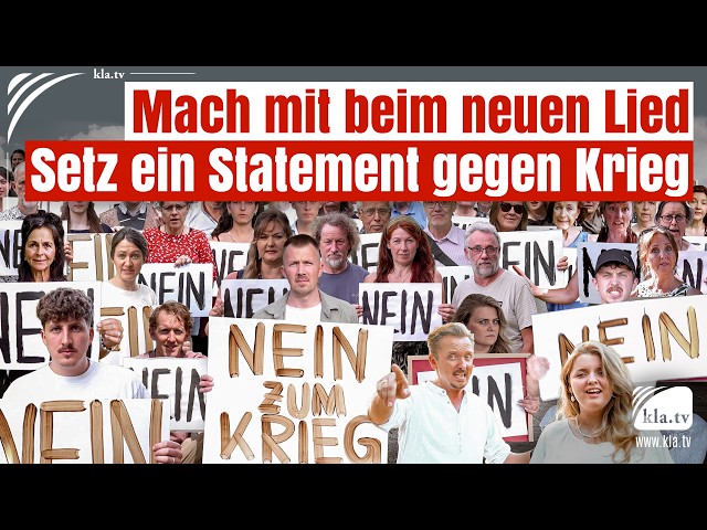 📢 Mach mit beim neuen Lied – setz ein Statement gegen Krieg