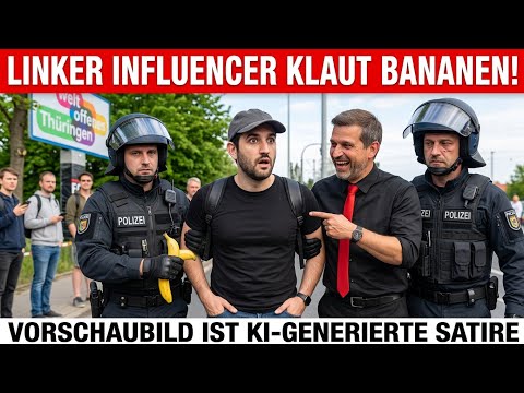 🔴 LINKER INFLUENCER KLAUT BANANEN‼️ 🔴 LINKER INFLUENCER KLAUT BANANEN‼️