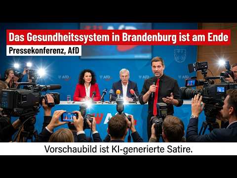 🔴 LIVE ‼️ DAS GESUNDHEITSSYSTEM IST AM ENDE‼️AfD PRESSEKONFERENZ