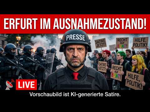 🔴 LIVE ‼️ ERFURT IM AUSNAHMEZUSTAND‼️