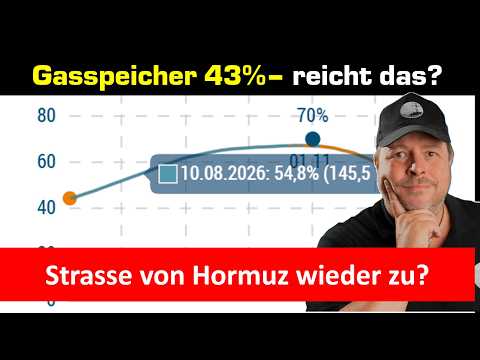 Gasspeicherstand 43%+++“EU gerät in Panik“+++Reicht es für den Winter?