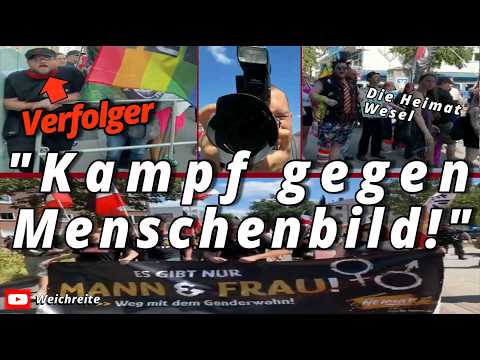 „Gegen natürliches Geschlechterbild“ Die Heimat gegen den CSD & Gegendemo Antifa Wesel 11.7.26