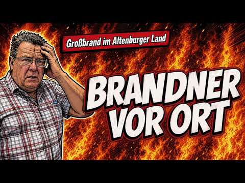 Großbrand im Altenburger Land! Wir sind vor Ort! Großbrand im Altenburger Land! Wir sind vor Ort!