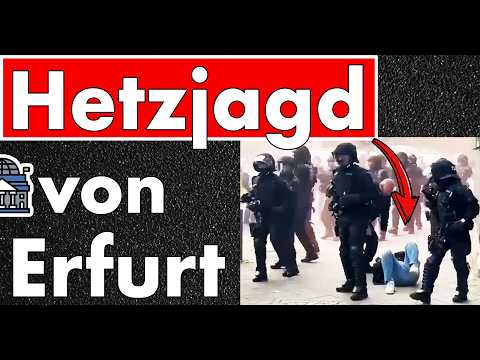 Hetzjagd & Tritte gegen den Kopf! Erfurt wird zum Spießroutenlauf für Journalisten!