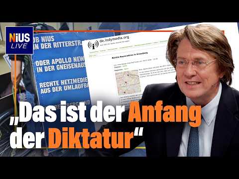 „Leben zur Hölle machen“: Linke rufen zur Jagd auf NIUS und Apollo auf | NIUS Live