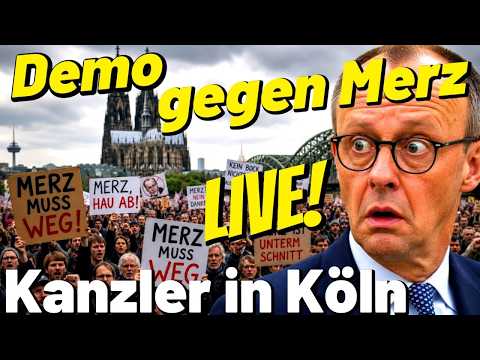 LIVE ❗ Demo gegen Friedrich Merz in Köln 💥 Protest Der Kanzler muss weg Uni I Projekt M1llion Nrw