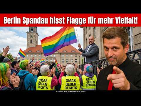 LIVE 🔴 BERLIN SPANDAU HISST FLAGGE FÜR MEHR VIELFALT‼️🌈