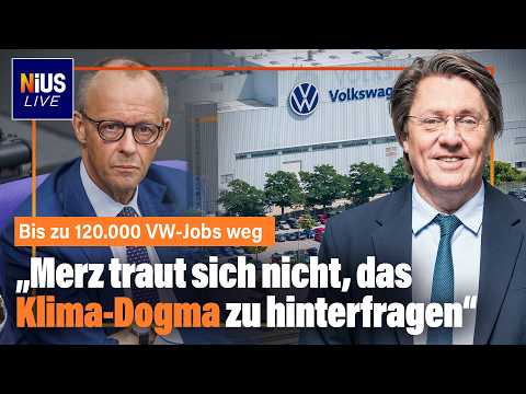 Merz hält Regierungserklärung – da platzt die VW-Bombe | NIUS Live