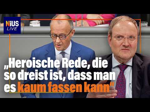 Merz im Bundestag: Wohlstand für alle – die Realität sieht anders aus | NIUS Live