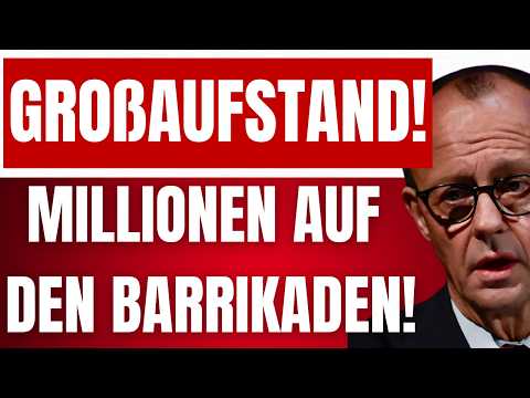 MERZ muss FLÜCHTEN! – 100.000 BÜRGER erheben sich gegen MERZ! – MASSENPROTEST in BERLIN! TRETE ab!