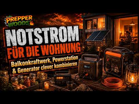 Notstrom für die Wohnung: Balkonkraftwerk, Powerstation & Generator clever kombinieren