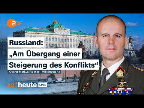 Oberst Reisner: Ukraine setzt Russland unter Druck – so reagiert Putin | ZDFheute live