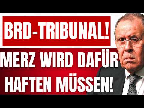 RUSSLAND zieht MERZ & gesamte BRD-FÜHRUNG vor ein TRIBUNAL! – IHR werdet HAFTEN! – UKRAINEKRIEG!