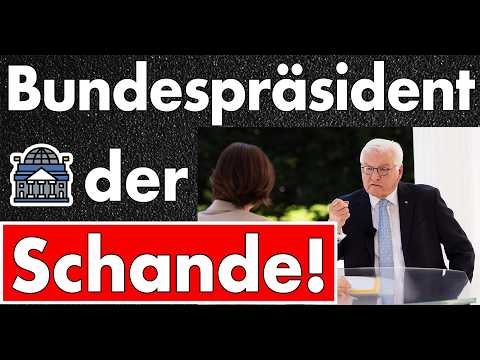 Steinmeier verachtet die Wähler: Ihr wollt die Demokratie abschaffen! – Sommerinterview der Schande!