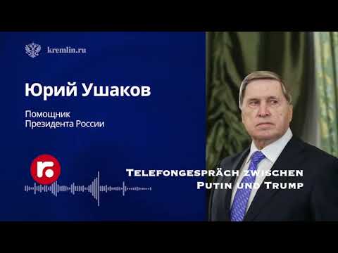 Telefongespräch zwischen Putin und Trump