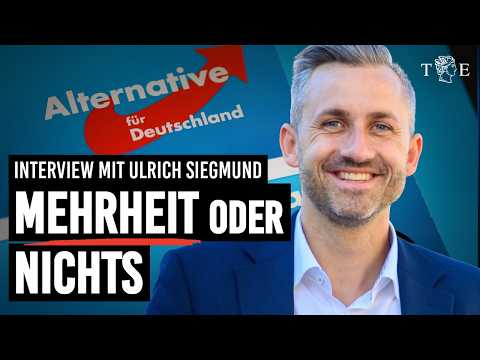 Ulrich Siegmund (AfD) sagt: Mehrheit oder er geht in die Opposition – keine Koalition mit CDU, BSW