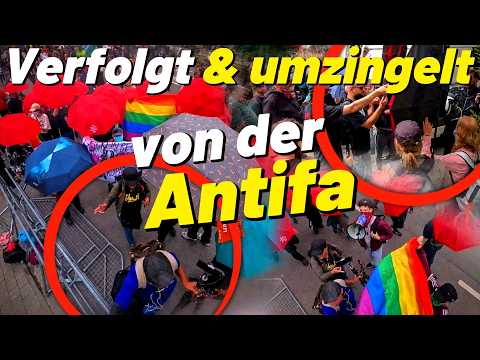 Verfolgt & umzingelt von der ANTIFA! 😱 Erfurt Protest AfD Bundesparteitag 💥 Am Rande des Wahnsinns!