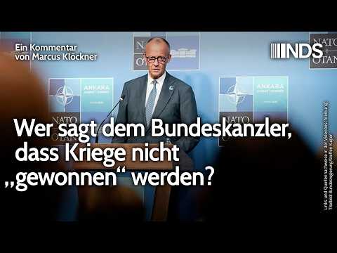 Wer sagt dem Bundeskanzler, dass Kriege nicht „gewonnen“ werden? | Marcus Klöckner | NDS-Podcast