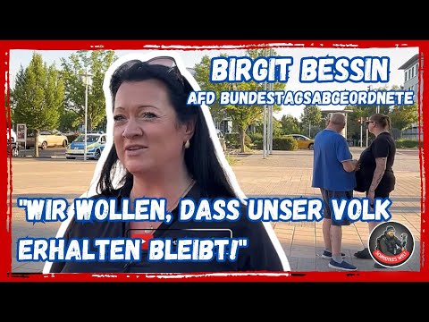 „Wir wollen, dass unser Volk erhalten bleibt!“ Rede und Gespräche mit Birgit Bessin (AfD-MdB)